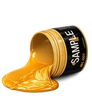 RAL 1007 - COLOR LIQUID SAMPLE