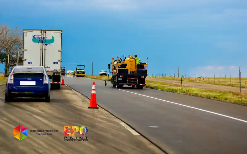 Quy Trình Thi Công Sơn Kẻ Vạch Đạt Chuẩn Cho Đường Giao Thông, Bãi Xe, Tầng Hầm