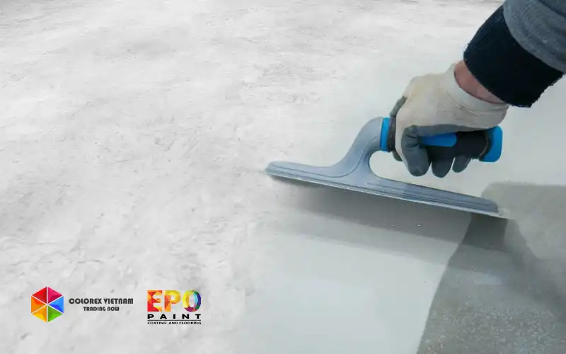 SƠN SÀN EPOXY HIỆU ỨNG BÊ TÔNG ĐỘC ĐÁO