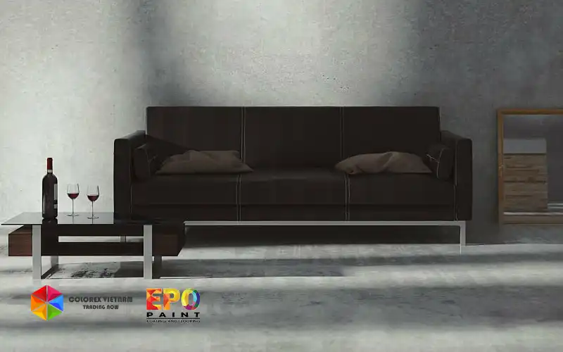 SƠN SÀN EPOXY HIỆU ỨNG BÊ TÔNG ĐỘC ĐÁO