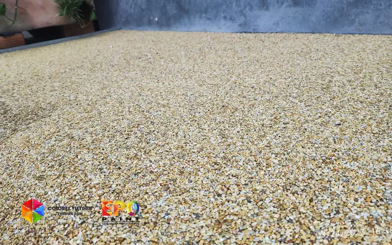 Ưu điểm sơn sỏi Polymer chống trơn trượt