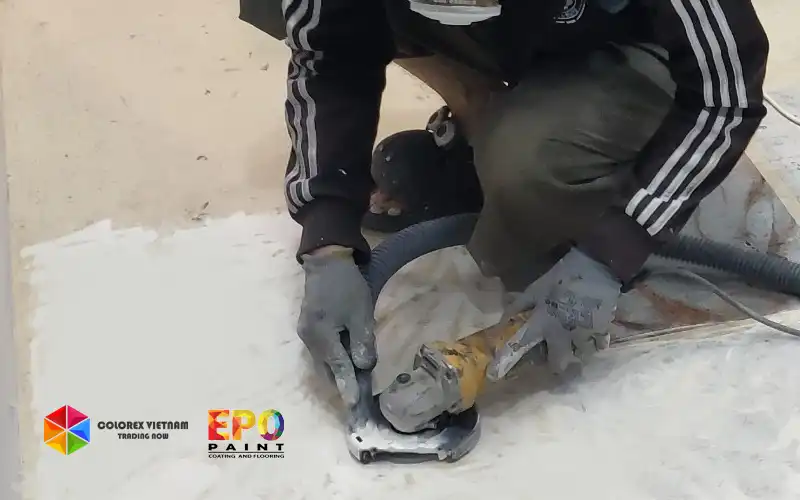 Quy trình thi công sơn epoxy phủ sàn